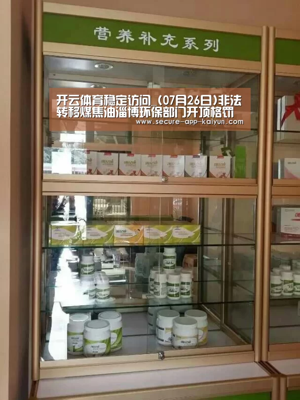 开云体育稳定访问_(07月26日)非法转移煤焦油淄博环保部门开顶格罚单(图3) KAIYUN SPORTS
